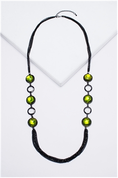 Luminous Emerald Gemstone Necklace