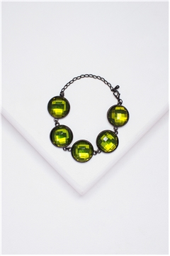 Luminous Emerald Gemstone Bracelet