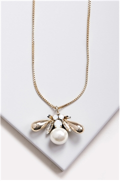 Asteroid Gold Bee Necklace