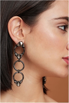 Luminous Crystal Dangle Earrings