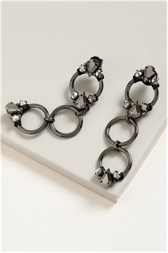 Luminous Crystal Dangle Earrings