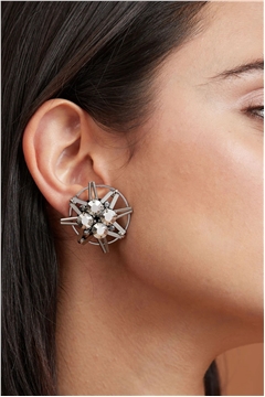 Interstellar Crystal Stud Earrings