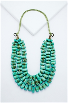 Lava Green Firecracker Necklace
