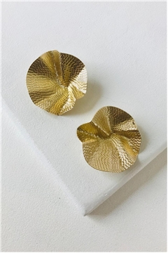 Vortex Gold Earrings