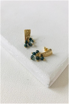 Trinkly Emerald Drop Earrings