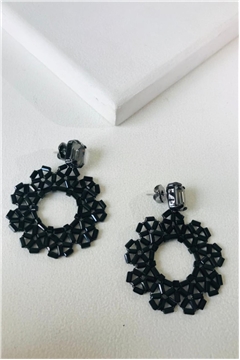 Midnight Halo Earrings