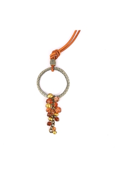 Rustic Ring Pendant Necklace