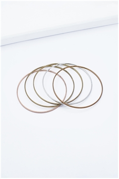 Set Of 5 Multi Coloured Bangles