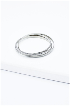 Set of 3 Silver Bangles