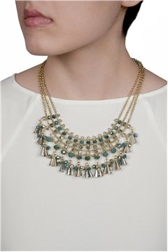 Electric Fringe Necklace