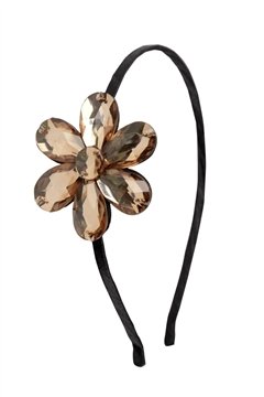 The WWBWD Topaz Crystal Flower Hairband