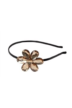 The WWBWD Topaz Crystal Flower Hairband