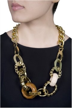 White Coffee Necklace