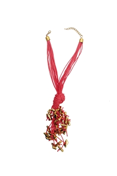 Brink Pink Knotty Necklace