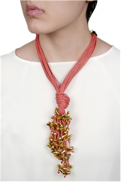 Brink Pink Knotty Necklace
