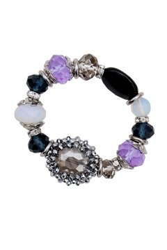 Violet Silver Montana Bracelet
