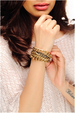 Chunky Gold Chain Bracelet