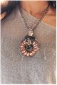 The Maleficient Gold Crystal Pendant Necklace