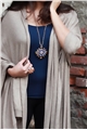 The Crystal Flower Priestess Pendant Necklace