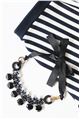 Midnight In Berlin Black Crystal Necklace