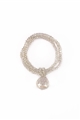 Ice Drop Crystal Silver Bracelet
