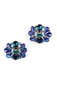 The Island Hopper Crystal Blue Stud Earrings