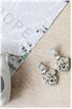 The Ski Chalet Icy Crystal Dangler Earrings