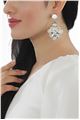 The Ski Chalet Icy Crystal Dangler Earrings