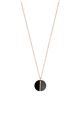 The Elara Black Stone Pendant Necklace