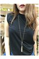 Sheer Sable Druzy Necklace