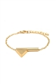 The Calypso Gold Triangle Bracelet