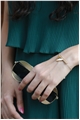 The Calypso Gold Triangle Bracelet