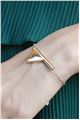 The Calypso Gold Triangle Bracelet