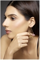 The Cassiopeia Arc Gold Earrings