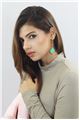 Seafoam Marble Stone Drop Earrings