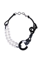 Ying Yang Pearl Statement Necklace