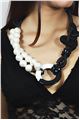 Ying Yang Pearl Statement Necklace
