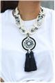 Threaded With Love Pearl Tassel Necklace