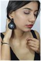 Black Beauty Pearl Statement Earrings