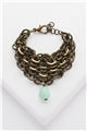 Aquamarine Drop Bracelet
