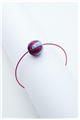 Blue White Thread Ball Wire Bracelet