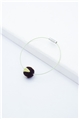 Yellow Brown Thread Ball Wire Bracelet