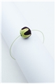 Yellow Brown Thread Ball Wire Bracelet