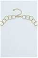 Perla Black Glass And Rings Long Necklace