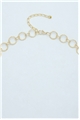 Claire Gold Rings Layered Long Necklace