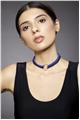 Set of 2 Gold Ring Choker Necklace