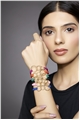 Set Of 6 Infinity Gold Rings Thread Bracelets