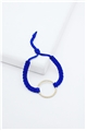 Gold Ring Blue Thread Bracelet