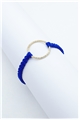 Gold Ring Blue Thread Bracelet