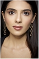 Sophia Gold Rings Long Earrings